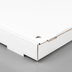Karat Corrugated Pizza Box, 14''x14''x2'', White — 50 ct — product photo 6