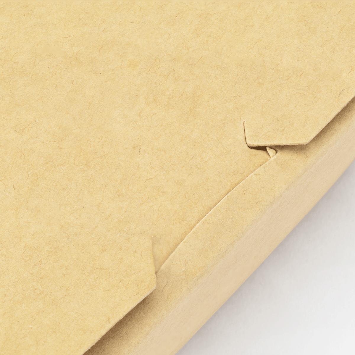 Karat Paper Folding Take-Out Container, Vented Holes, 45 fl. oz, Kraft — 300 ct — product photo 7