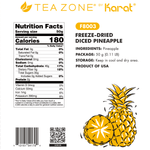 Tea Zone Freeze-Dried Pineapple, Diced — Case of 12 bags — product photo 7