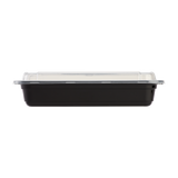 28oz Meal Prep Container - Microwavable Rectangular Food Containers & Lids - Black - 150 ct-To-Go Packaging-Karat-Restaurant Supply Drop