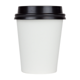 6 oz Disposable Coffee Cups - 6oz Paper Hot Cups - White (70mm) - 1,000 ct-Cups & Lids-Karat-Restaurant Supply Drop
