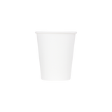 6 oz Disposable Coffee Cups - 6oz Paper Hot Cups - White (70mm) - 1,000 ct-Cups & Lids-Karat-Restaurant Supply Drop