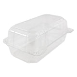 9x5 Hinged Containers - Half Clamshell Takeout Boxes - Karat PET Plastic - 250 ct-To-Go Packaging-Karat-Restaurant Supply Drop