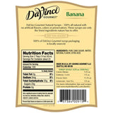 Banana Flavored All Natural DaVinci Syrup Bottle - 700mL-Syrups-DaVinci Gourmet-Restaurant Supply Drop