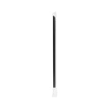 Black Cut Straws - 9" Giant Straws (8mm) Poly Wrapped Diagonally Cut - Black - 2,500 count-Straws & Stirrers-Karat-Restaurant Supply Drop