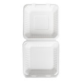 Extra Large Compostable Food Container - Karat Earth 9x9 Bagasse Containers - 200 ct-To-Go Packaging-Karat-Restaurant Supply Drop