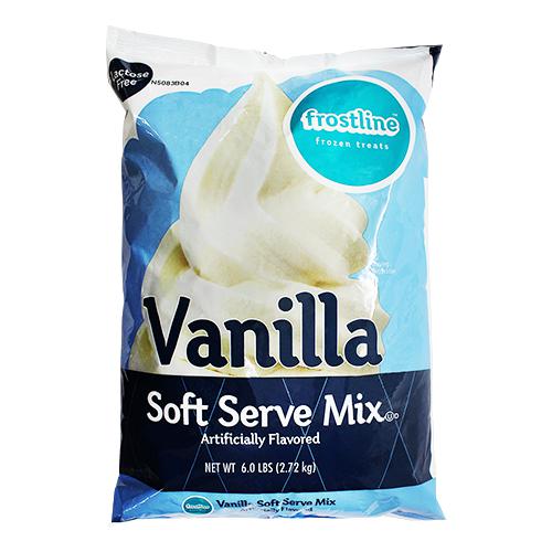 Frostline Vanilla Soft Serve Mix (6 lbs)-Dessert Mixes-Frostline-Restaurant Supply Drop