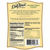 Hawaiian Salted Caramel Natural Single Origin DaVinci Syrup Bottle - 700mL-Syrups-DaVinci Gourmet-Restaurant Supply Drop