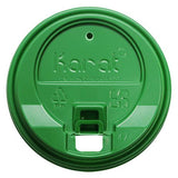 Karat 10-24oz Enclosure Lids - Green (90mm) - 1,000 ct-Cups & Lids-Karat-Restaurant Supply Drop