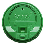 Karat 10-24oz Enclosure Lids - Green (90mm) - 1,000 ct-Cups & Lids-Karat-Restaurant Supply Drop
