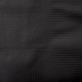 Karat 10"x10" Premium Beverage Napkins - Black (Bulk Box) - 4,000 ct-Napkins-Karat-Restaurant Supply Drop