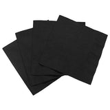 Karat 10"x10" Premium Beverage Napkins - Black (Bulk Box) - 4,000 ct-Napkins-Karat-Restaurant Supply Drop