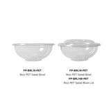 Karat 16oz Plastic Salad Bowl with Lids-Bowls & Plates-Restaurant Supply Drop-Restaurant Supply Drop
