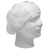 Karat 21" Bouffant Cap / Hair Net - White - 1,000 ct-Janitorial & Sanitation-Karat-Restaurant Supply Drop