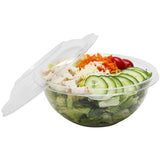 Karat 32oz PET Salad Bowl with Lids - 300 ct-Bowls & Plates-Karat-Restaurant Supply Drop