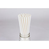 Karat Earth 10.25" Giant Paper Paper Straw (7mm) Wrapped - White (1,200 ct)-Paper Straws-Restaurant Supply Drop-Restaurant Supply Drop