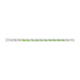 Karat Earth 10.25" Giant Paper Spiral Straws (7mm) Wrapped - Black & White (1,200 ct)-Paper Straws-Restaurant Supply Drop-Restaurant Supply Drop