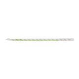 Karat Earth 10.25" Giant Paper Spiral Straws (7mm) Wrapped - Red & White (1,200 ct)-Paper Straws-Restaurant Supply Drop-Restaurant Supply Drop