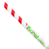 Karat Earth 10.25" Giant Paper Spiral Straws (7mm) Wrapped - Red & White (1,200 ct)-Paper Straws-Restaurant Supply Drop-Restaurant Supply Drop