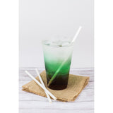 Karat Earth 7.75" Jumbo Paper Straw (5mm) White (2,000 ct)-Paper Straws-Restaurant Supply Drop-Restaurant Supply Drop