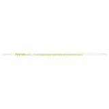 Karat Earth 9" Jumbo Paper Paper Straw (5mm) Wrapped - White (1,200 ct)-Restaurant Supply Drop