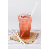 Karat Earth 9" Jumbo Paper Paper Straw (5mm) Wrapped - White (1,200 ct)-Restaurant Supply Drop