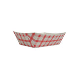 Karat Food Tray - Shepherd's Check (Red) - 0.5 lb-To-Go Packaging-Karat-Restaurant Supply Drop