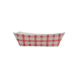 Karat Food Tray - Shepherd's Check (Red) - 0.5 lb-To-Go Packaging-Karat-Restaurant Supply Drop