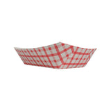 Karat Food Tray - Shepherd's Check (Red) - 2.5 lb-To-Go Packaging-Karat-Restaurant Supply Drop