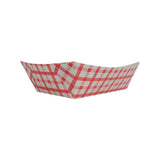 Karat Food Tray - Shepherd's Check (Red) - 2.5 lb-To-Go Packaging-Karat-Restaurant Supply Drop