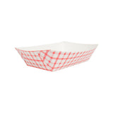 Karat Food Tray - Shepherd's Check (Red) - 5.0 lb-To-Go Packaging-Karat-Restaurant Supply Drop