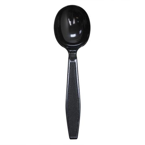 Karat PS Heavy Weight Soup Spoons Bulk Box - Black - 1,000 ct-Utensils-Karat-Restaurant Supply Drop