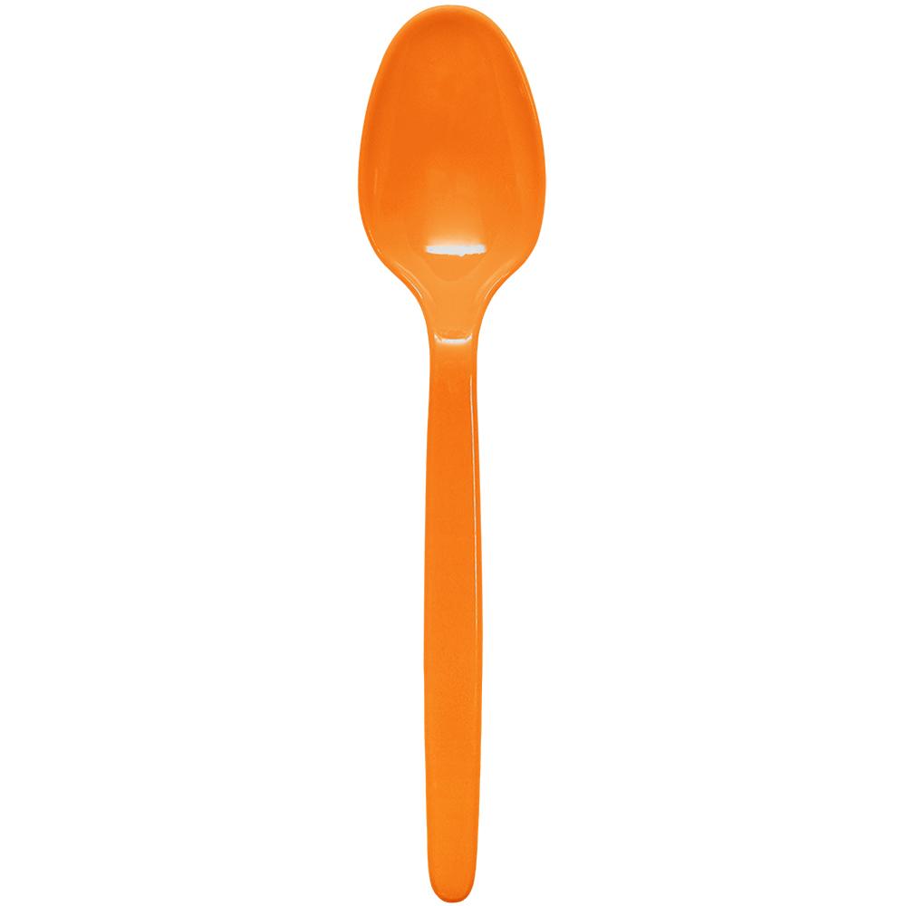 Karat PS Heavy Weight Tea Spoons - Orange - 1,000 ct-Utensils-Karat-Restaurant Supply Drop