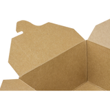 Kraft Microwavable Folded Paper #1 Takeout Boxes - Karat Small Fold-To-Go Container - 30oz - 4.3" X 3.5" X 2.4" - 450 Count-To-Go Packaging-Karat-Restaurant Supply Drop