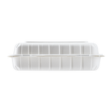 Medium White Takeout Boxes - 9"x6" Mineral Filled Hinged Food Containers- Karat Earth - White- 250 ct-To-Go Packaging-Karat-Restaurant Supply Drop