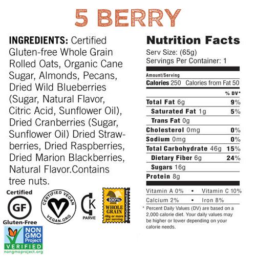 Modern Oats 5 Berry - 12 ct-Single Serving-Modern Oats-Restaurant Supply Drop