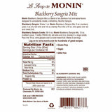 Monin Blackberry Sangria Mix Syrup Bottle - 1 Liter-Syrups-monin-Restaurant Supply Drop