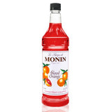 Monin Blood Orange Syrup Bottle - 1 Liter-Syrups-monin-Restaurant Supply Drop