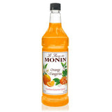 Monin Orange Tangerine Syrup Bottle - 1 Liter-Syrups-monin-Restaurant Supply Drop