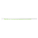 PLA Straws - Karat Earth 8.75" Giant PLA Straws (7mm) - Clear - Paper Wrapped - 2,500 ct-Straws & Stirrers-Karat-Restaurant Supply Drop