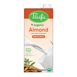Pacific Organic Almond Original Non-Dairy Beverage (32oz)-Liquid Base & Purees-Pacific-Restaurant Supply Drop