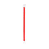 Plastic Straws 9" Giant Straws (8mm) Poly Wrapped Diagonally Cut - Red - 2,500 count-Straws & Stirrers-Karat-Restaurant Supply Drop