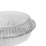 Small Aluminum Foil Containers - 7" Round - 500 ct. Karat-To-Go Packaging-Karat-Restaurant Supply Drop