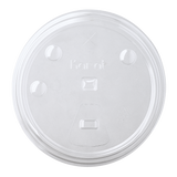 Strawless Sipper Lid 32 oz - Karat 104.5mm Paper Cold Cup Sipper Lids - 600 ct-Cups & Lids-Karat-Restaurant Supply Drop