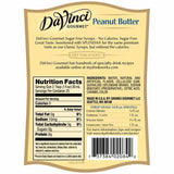 Sugar Free Peanut Butter DaVinci Syrup Bottle - 750mL-Syrups-DaVinci Gourmet-Restaurant Supply Drop