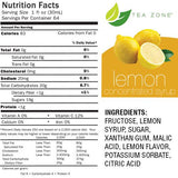 Tea Zone Lemon Syrup Bottle - 64 oz-Syrups-Tea Zone-Restaurant Supply Drop