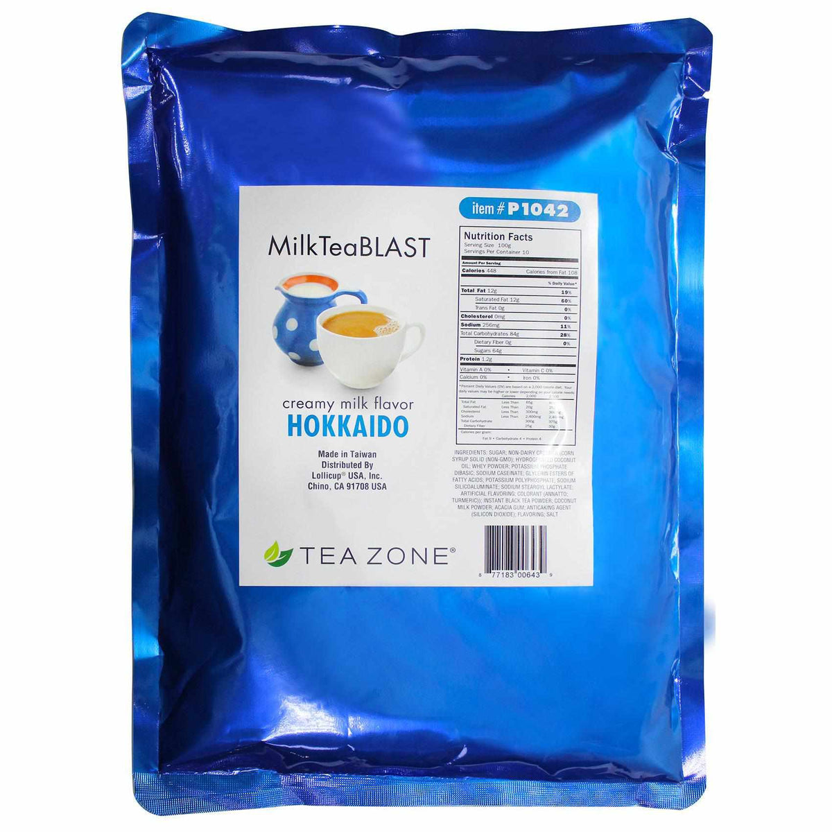 Tea Zone MilkTeaBLAST Hokkaido Creamy Milk Powder (2.2 lbs)-Powdered Base-Tea Zone-Restaurant Supply Drop