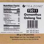Tea Zone Osmanthus Oolong Tea - 50 Bags-Tea Leaves-Tea Zone-Restaurant Supply Drop