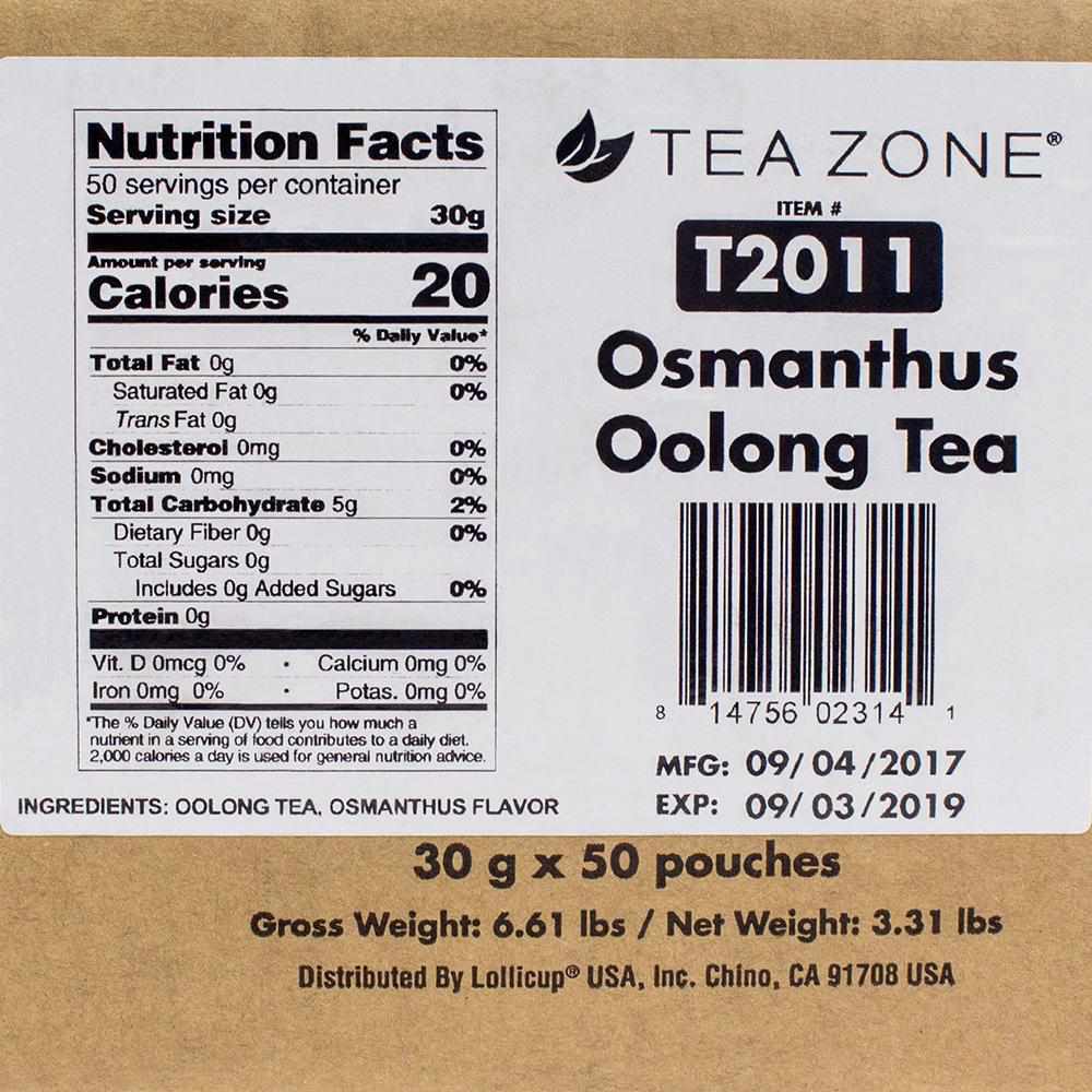 Tea Zone Osmanthus Oolong Tea - 50 Bags-Tea Leaves-Tea Zone-Restaurant Supply Drop