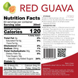 Tea Zone Red Guava Syrup Bottle - 64 oz-Syrups-Tea Zone-Restaurant Supply Drop